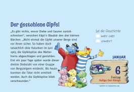 Gute-Nacht-Kalender 2023: Käpt'n Blaubär Abendabreißkalender für Kinder 