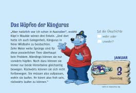 Gute-Nacht-Kalender 2023: Käpt'n Blaubär Abendabreißkalender für Kinder 