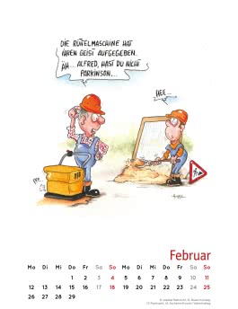 Handicaps 2024: Monatskalender für die Wand
