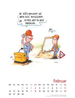 Handicaps 2024: Monatskalender für die Wand