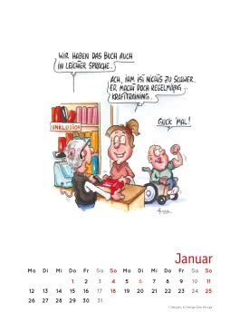 Handicaps 2026: Monatskalender für die Wand