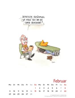 Handicaps 2026: Monatskalender für die Wand