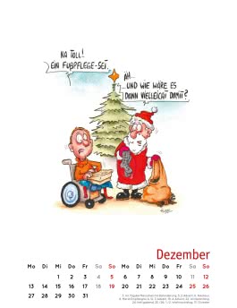 Innenansicht von „Handicaps 2027: Monatskalender für die Wand“