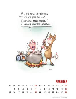 Innenansicht von „Handicaps 2027: Monatskalender für die Wand“