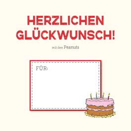 Peanuts Geschenkbuch: Happy Birthday!