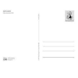 Hauck & Bauer Postkartenkalender 2023: Cartoons zum Aufstellen und Verschicken