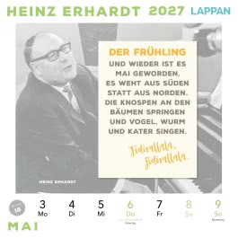 Innenansicht von „Heinz Erhardt Postkartenkalender 2027“