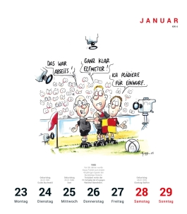 Hier lebt der Fußball! – kicker-Wochenkalender 2023