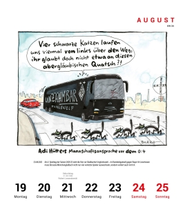 Hier lebt der Fußball! – kicker-Wochenkalender 2024