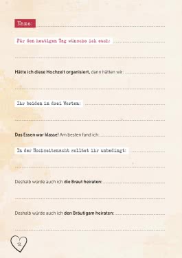 Sweet Memories: Hochzeit