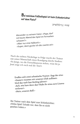 Ich schieß mich weg! Die besten Fußballwitze, Sprüche und Scherzfragen
