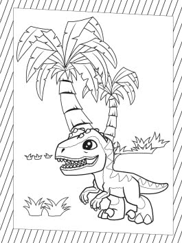Jurassic World Explorers: Mein buntes Malbuch
