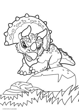 Jurassic World Explorers: Mein dicker Malblock