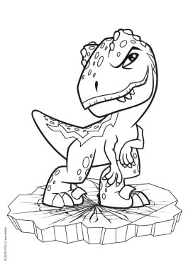 Jurassic World Explorers: Mein dicker Malblock