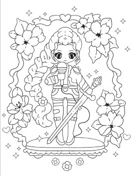 Innenansicht von „K-POP Das inoffizielle Malbuch für Fans von K-POP DEMON HUNTERS“