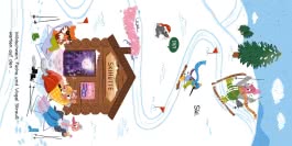 Kakadu und Kolibri fahren eine Runde ... Ski!