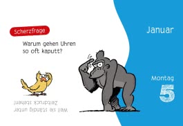 Kinder-Witze zum Ablachen! 2026: Mein Kalender für jeden Tag
