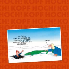 Uli Stein: Gute Wünsche!: Kopf hoch! Schwarzer Humor hilft
