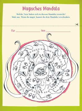 Innenansicht von „Die Schule der magischen Tiere - Kreativer Malspaß“