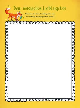 Innenansicht von „Die Schule der magischen Tiere - Kreativer Malspaß“