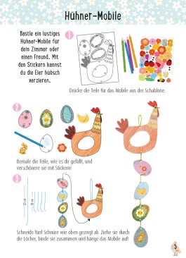 Bastelset für Kinder: Kreatives Bastelset: Ostern 