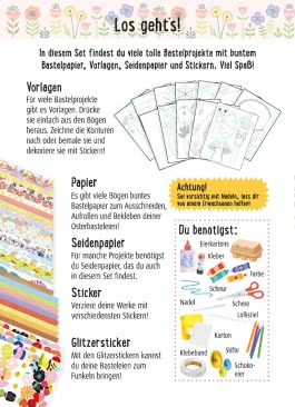 Bastelset für Kinder: Kreatives Bastelset: Ostern 