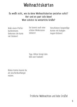 Kreatives Bastelset: Weihnachten