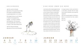 Innenansicht von „Literarischer Wochenkalender 2027“