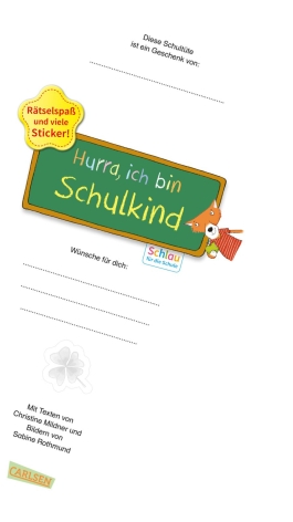 Innenansicht von „Lustige Rätsel zum Schulanfang (Schultüte rot)“