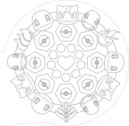Pokémon Activity-Buch: Mandala-Malspaß