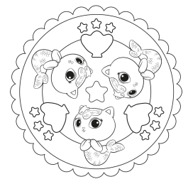 Gabby's Dollhouse: Mandala-Malspaß