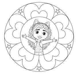 Gabby's Dollhouse: Mandala-Malspaß
