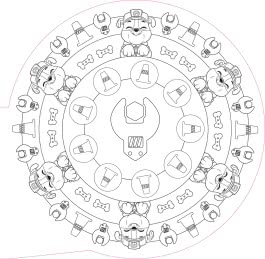 Innenansicht von „Mandala-Malspaß“