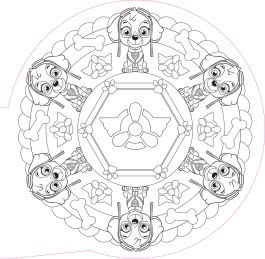 Innenansicht von „Mandala-Malspaß“