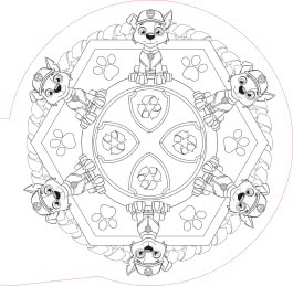 Innenansicht von „Mandala-Malspaß“