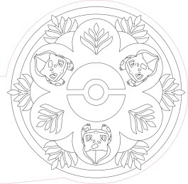 Pokémon Activity-Buch: Mandala-Malspaß