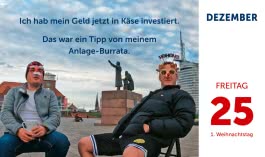 Männer, die aufs Wasser starren - Flachwitzkalender 2026