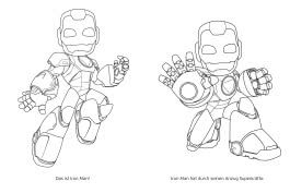 Innenansicht von „MARVEL: Iron Man und seine fantastischen Freunde: Megastarker Malspaß“