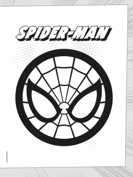 Innenansicht von „MARVEL Spider-Man: Mein spinnenstarkes Malbuch“