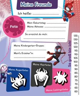MARVEL Spidey und seine Super-Freunde: Mein Kindergarten Freundebuch