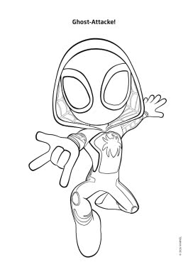 Innenansicht von „Spidey und seine Super-Freunde: Megacooler Malspaß“