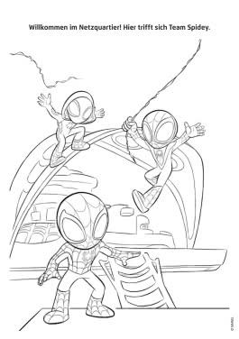 MARVEL Spidey und seine Super-Freunde: Mein cooler Malblock