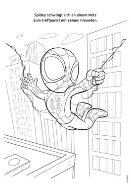 MARVEL Spidey und seine Super-Freunde: Mein cooler Malblock