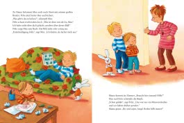 Innenansicht von „Max und Pauline streiten und vertragen sich “