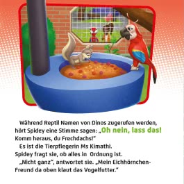 Innenansicht von „Maxi-Mini 210: MARVEL Spidey und seine Super-Freunde: Der T-Rex 3000“