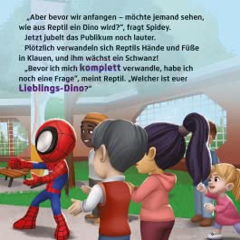 Innenansicht von „Maxi-Mini 210: MARVEL Spidey und seine Super-Freunde: Der T-Rex 3000“