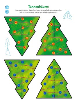 Innenansicht von „MEGA Bastelblock Weihnachten“