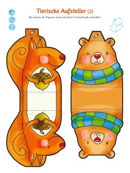 Innenansicht von „MEGA Bastelblock Weihnachten“