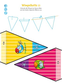 Innenansicht von „MEGA Bastelblock Weihnachten“