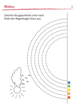 Rätseln für Kita-Kinder: Mein bunter Kindergarten-Block: Malen, suchen, zuordnen